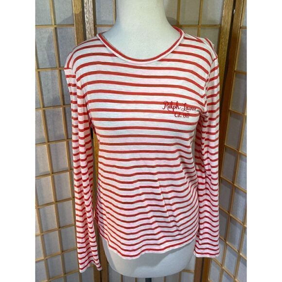 Polo Ralph Lauren Med Striped L/S Tee - Picture 1 of 12